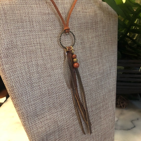 Leather Necklace - Picture 2 of 5